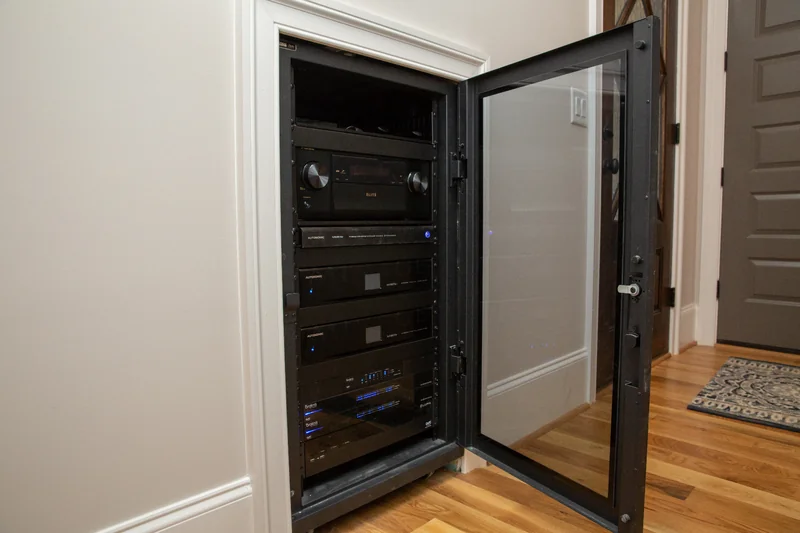 Structured network rack installation in a Denver home