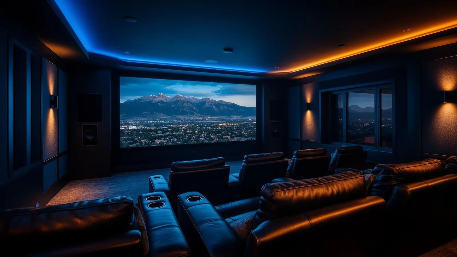 Custom immersive home theater installation Denver