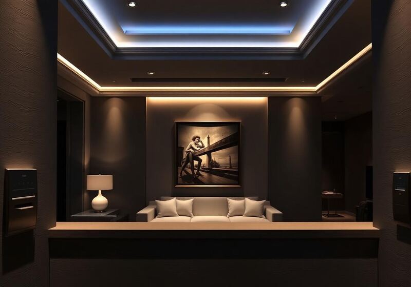 Architectural smart lighting installation Denver